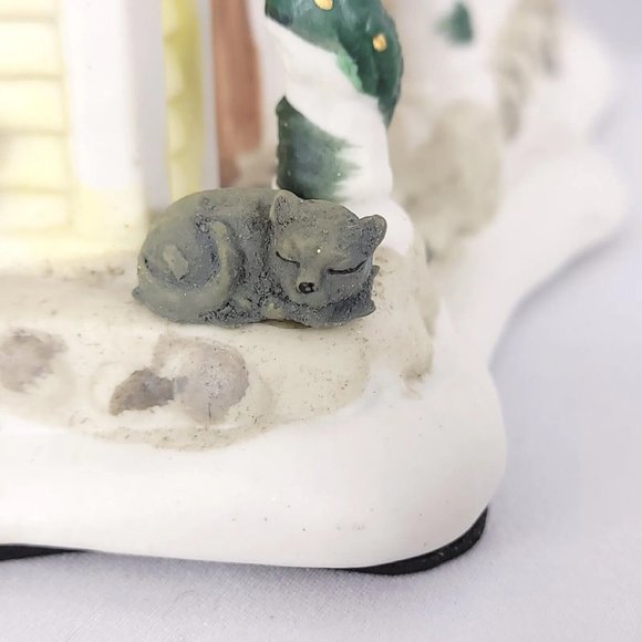 NEW Snowflake Falls Christmas Village - 8 Piece Lighted General Store Set 2002 - Picture 11 of 16